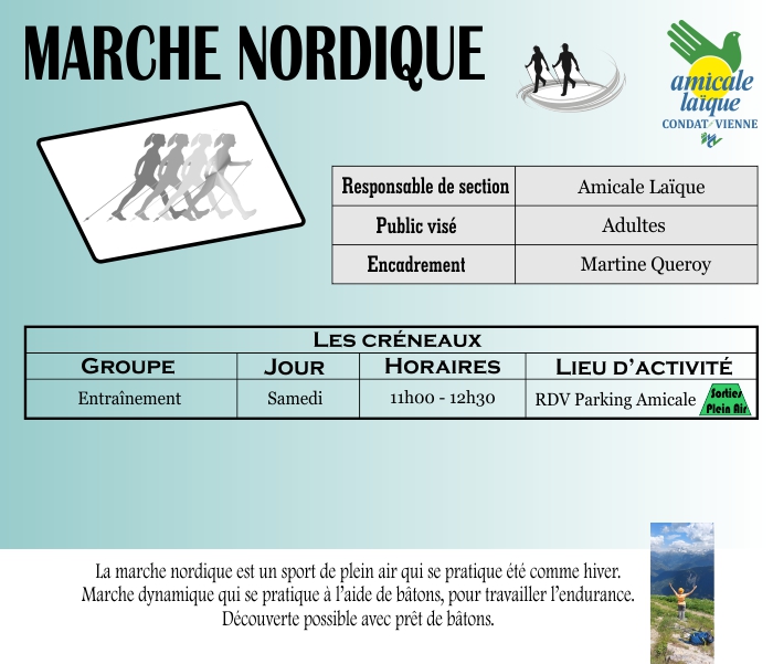 MARCHE NORDIQUE MARCHE NORDIQUE