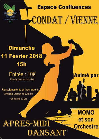 APRES-MIDI DANSANT AVEC L'AL CONDAT APRES-MIDI DANSANT AVEC L'AL CONDAT
