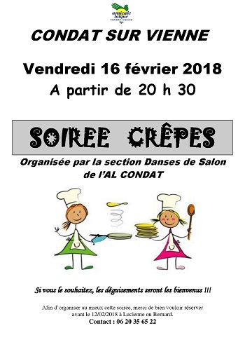 Soirée Crêpes pour les danseurs Soirée Crêpes pour les danseurs