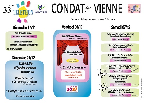 TELETHON 2018 : le programme TELETHON 2018 : le programme