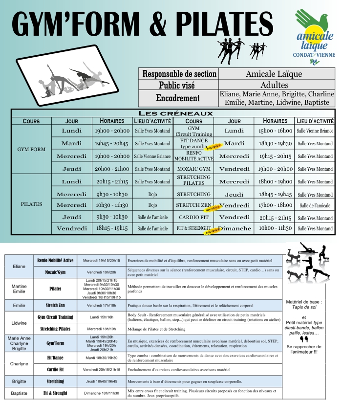 GYM'FORM & PILATES GYM'FORM & PILATES