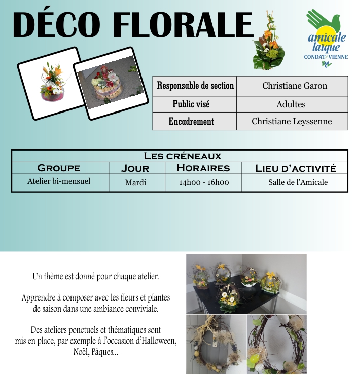 DÉCO FLORALE DÉCO FLORALE