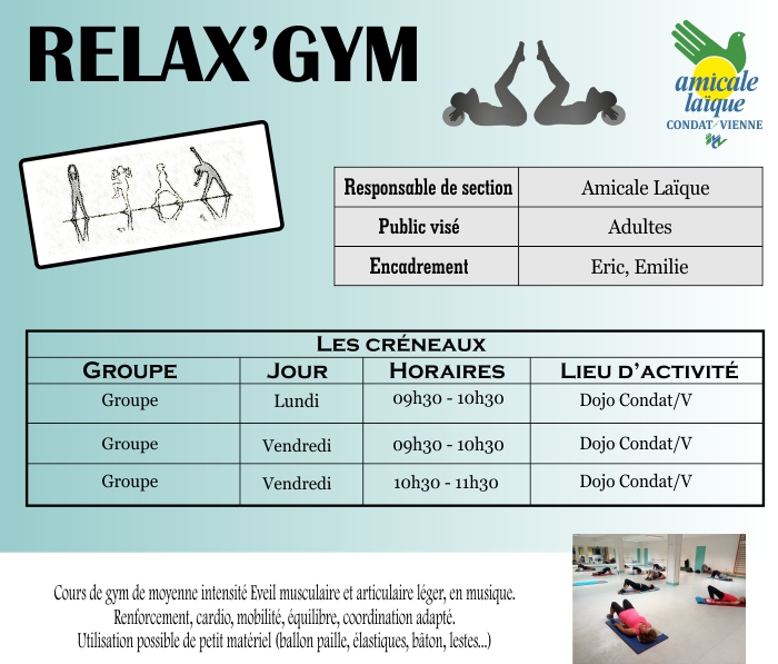 RELAX'GYM RELAX'GYM
