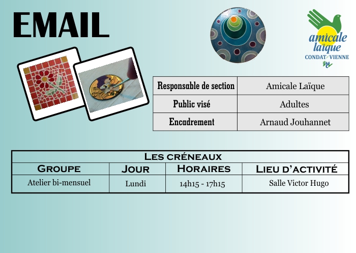Atelier EMAIL