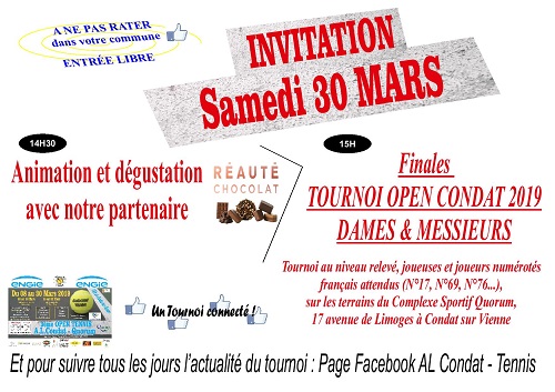 FINALES OPEN CONDAT 2019 FINALES OPEN CONDAT 2019