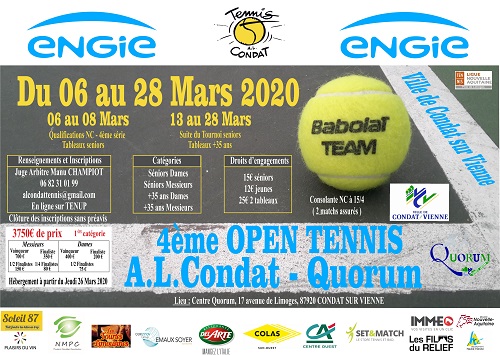 OPEN CONDAT 2020 OPEN CONDAT 2020