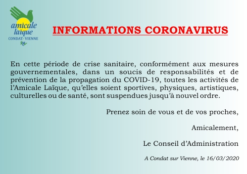 INFO CORONAVIRUS INFO CORONAVIRUS