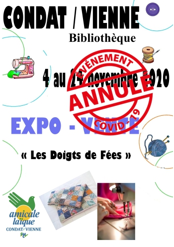 EXPO-VENTE des sections "Couture" de l'AL Condat EXPO-VENTE des sections "Couture" de l'AL Condat