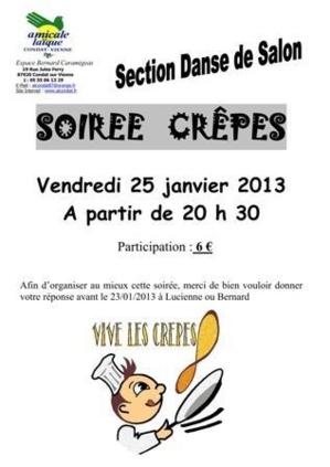 SOIREE CREPES EN DANSES SOIREE CREPES EN DANSES