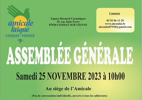 ASSEMBLEE GENERALE 2023 ASSEMBLEE GENERALE 2023