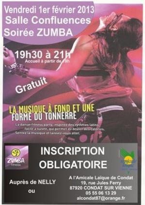 SOIREE SPECIALE ZUMBA SOIREE SPECIALE ZUMBA