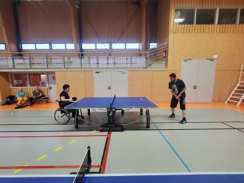 VISITE SURPRISE A L'ENTRAINEMENT TENNIS DE TABLE