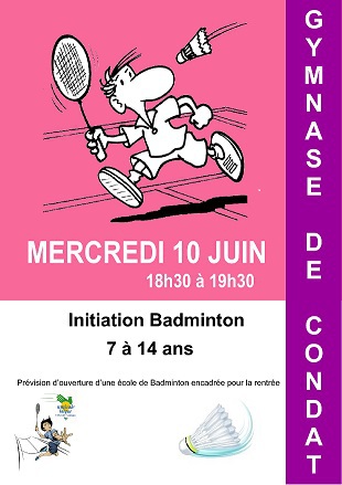 INITIATION AU BADMINTON POUR LES JEUNES INITIATION AU BADMINTON POUR LES JEUNES