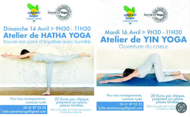 ATELIER YOGA avec LYDIE ATELIER YOGA avec LYDIE