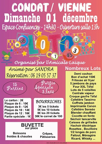 LOTO de l'AL Condat LOTO de l'AL Condat