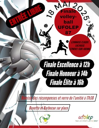 FINALES DÉPARTEMENTALES UFOLEP VOLLEY à Condat FINALES DÉPARTEMENTALES UFOLEP VOLLEY à Condat