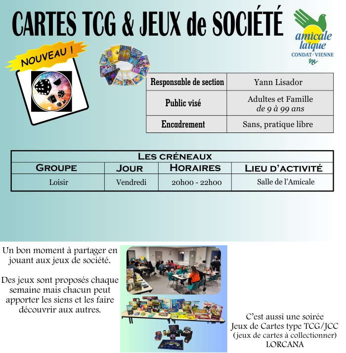 CARTES TCG & JEUX DE SOCIÉTÉ CARTES TCG & JEUX DE SOCIÉTÉ