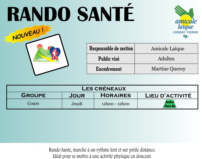 RANDO SANTÉ RANDO SANTÉ