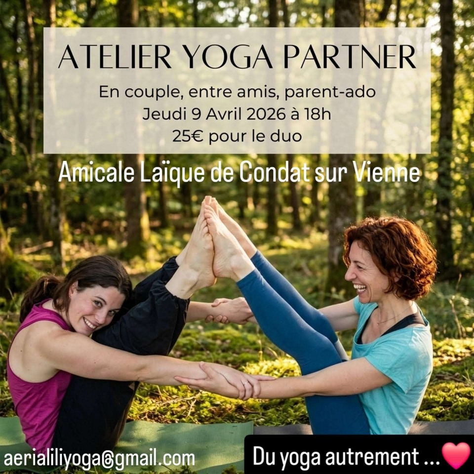Ateliers YOGA proposés pour Avril 2026