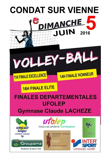 FINALES UFOLEP VOLLEY à Condat FINALES UFOLEP VOLLEY à Condat