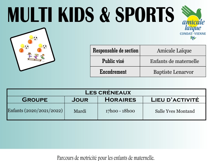 MULTI KIDS & SPORTS MULTI KIDS & SPORTS
