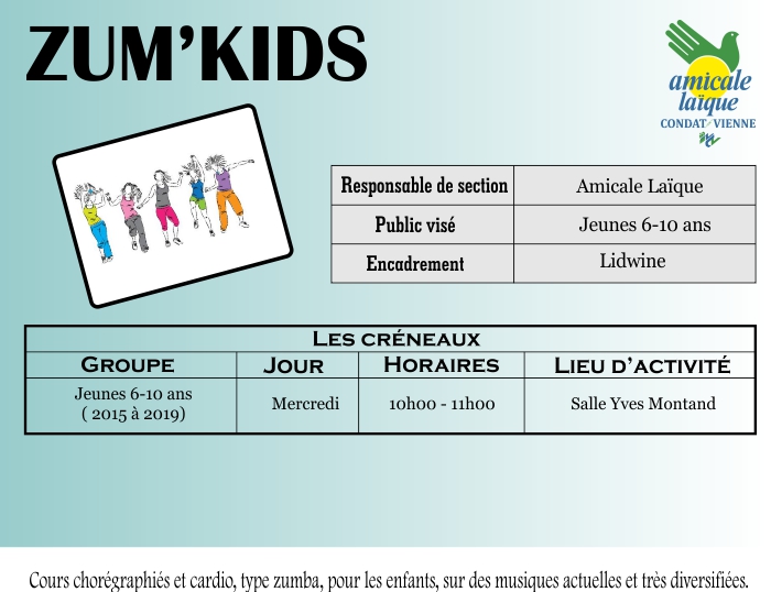 ZUM'KIDS (type zumba kids) ZUM'KIDS (type zumba kids)