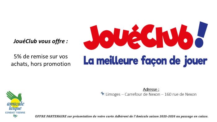 AVANTAGES Carte Adhérent