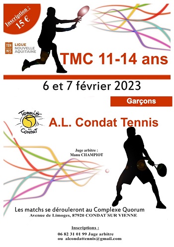 TMC AL CONDAT TENNIS 11/14 ans