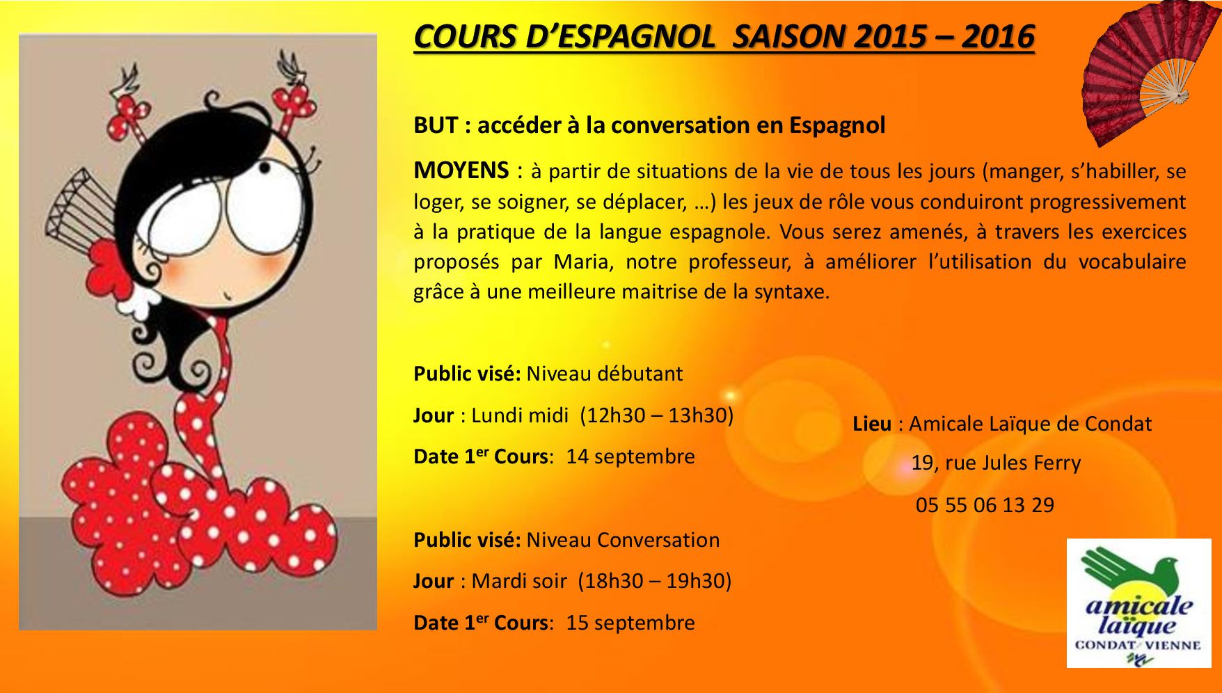 presentation simple espagnol