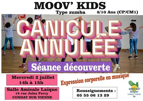 DECOUVREZ la Moov'kid (type zumba pour les enfants !)