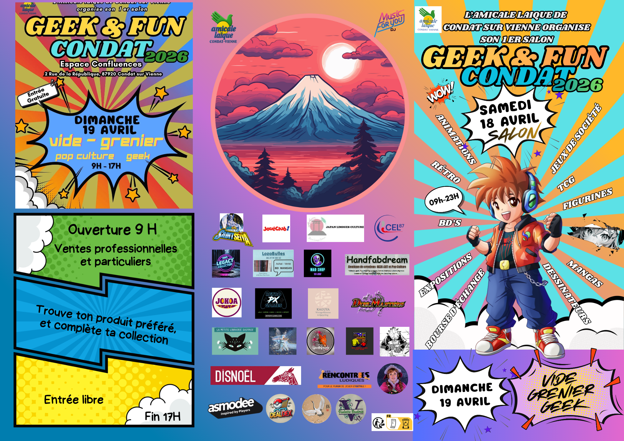 Au programme du 1er salon GEEK & FUN CONDAT 2026