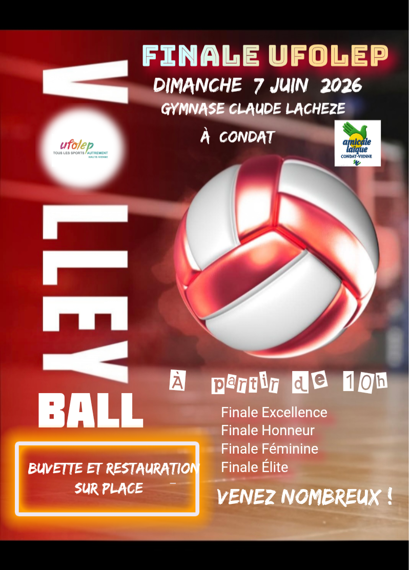 FINALES DÉPARTEMENTALES UFOLEP VOLLEY 2026 à Condat